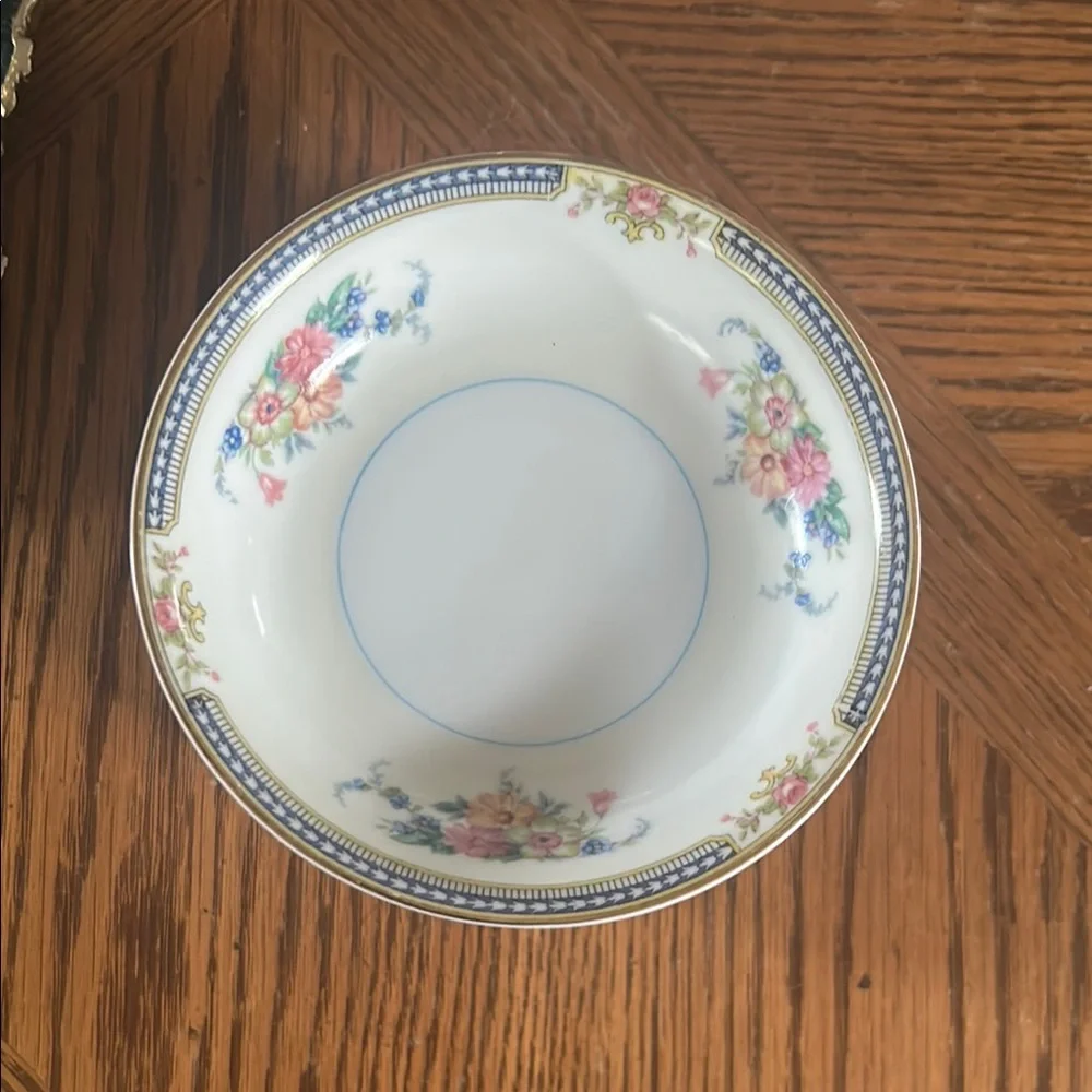 Vintage NORITAKE Floral Fruit Cereal or Soup Bowls